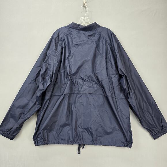 Himalaya Outfitters Blue Navy Jacket Nylon Windbreaker Full Zip Mens Size 2X Big - Picture 3 of 10